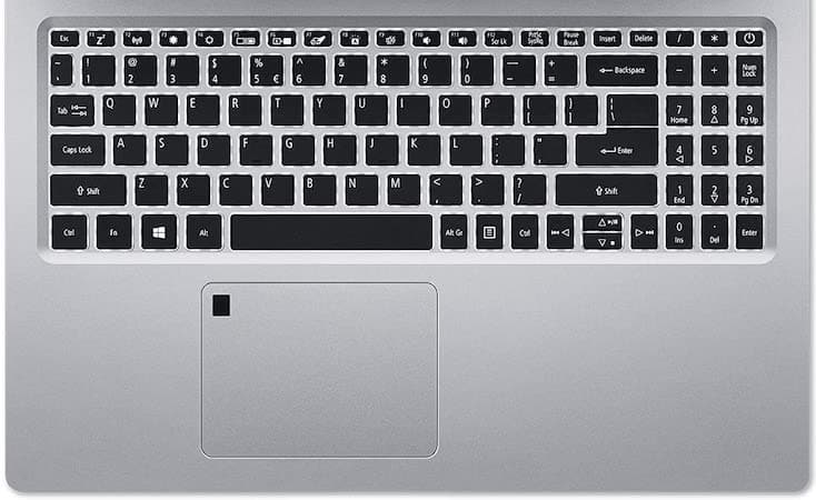 宏cer Aspire 5 A515-54-59W2 15英寸筆記本電腦-鍵盤和触控板評論