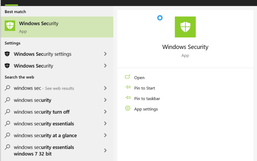 使用Windows Security：在Windows 10中查找家長監護選項