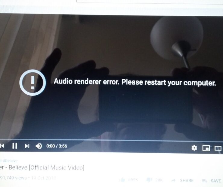 解決：音頻渲染器錯誤，請重新啟動計算機Windows 10