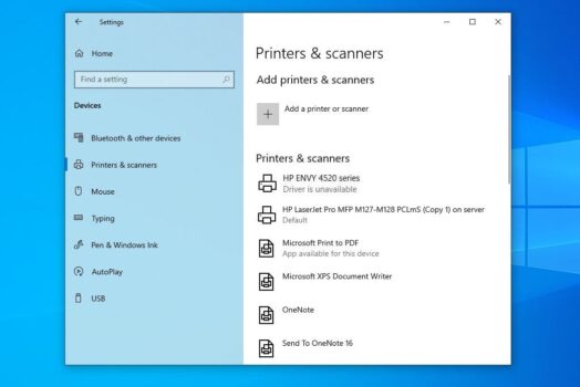 解決：無法打印文檔，Windows 10中打印機驅動程序不可用