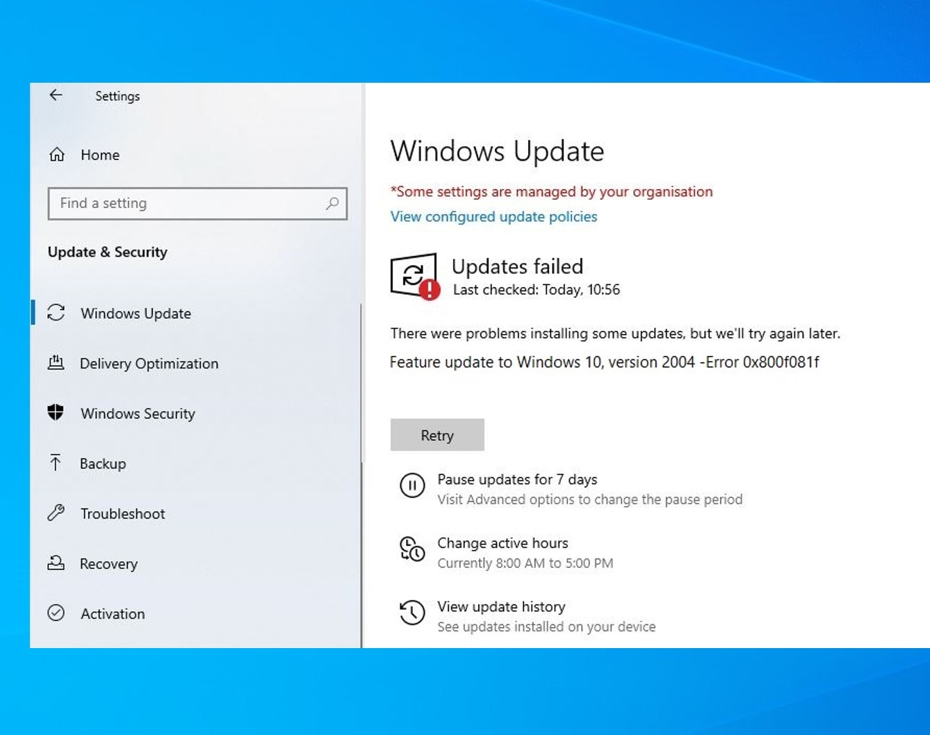 Функции windows 10 20h2. Виндовс 101. Windows update. Windows 10, версия 21h2 — ошибка 0xc1900223. Windows update failed.