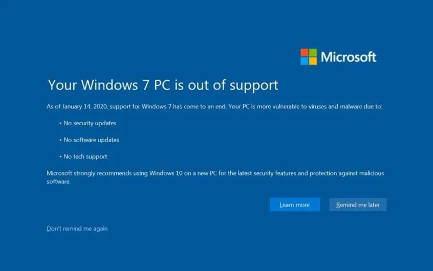 如何從Windows 7升級到Windows 10