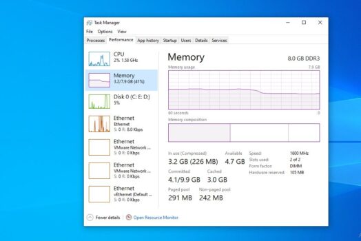 釋放Windows 10計算機上的RAM的10條提示