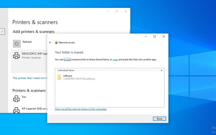 如何在兩台Windows 10計算機之間共享文件和打印機
