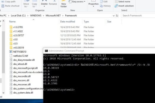 Как да проверите версията на .NET Framework на компютър с Windows 10/11