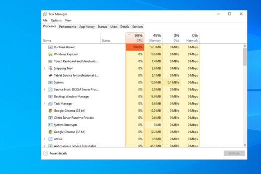 修復Windows 10 / 8.1 / 7中的Runtime Broker高CPU使用率