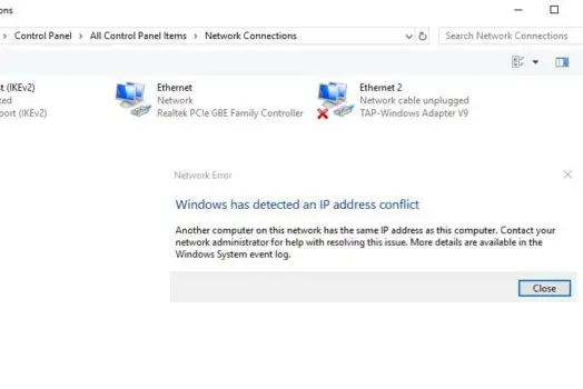 Ako opraviť konflikty IP adries v systéme Windows 10, 8.1 a 7