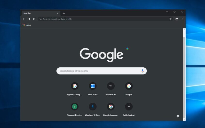 如何在Windows 10上啟用Google Chrome黑暗模式