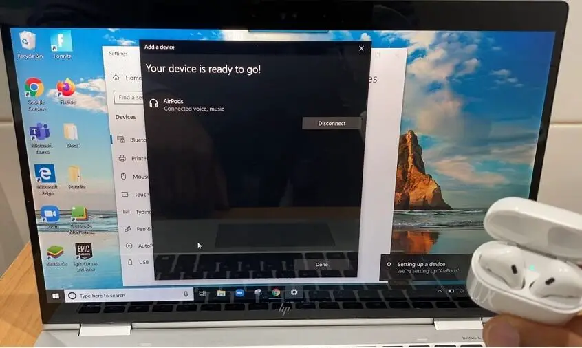 解決：AirPods已配對但無法連接到Windows 10筆記本電腦