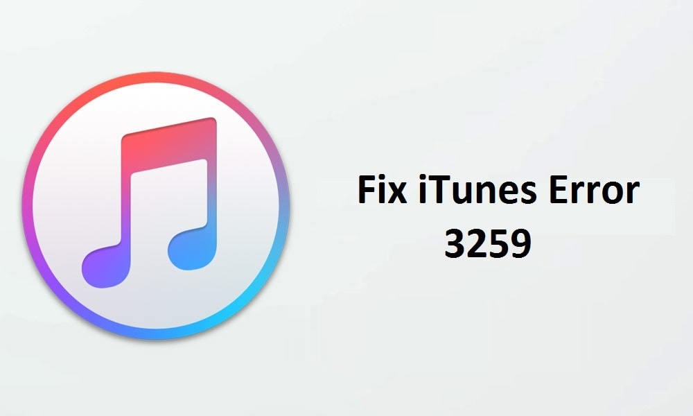 修復iTunes錯誤3259