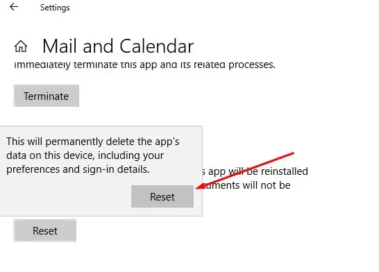 重置Windows 10郵件應用
