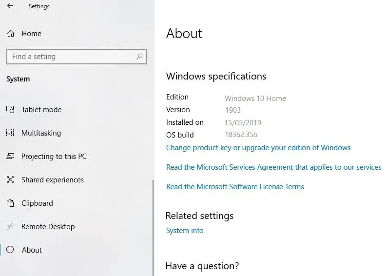 Windows 10家庭版