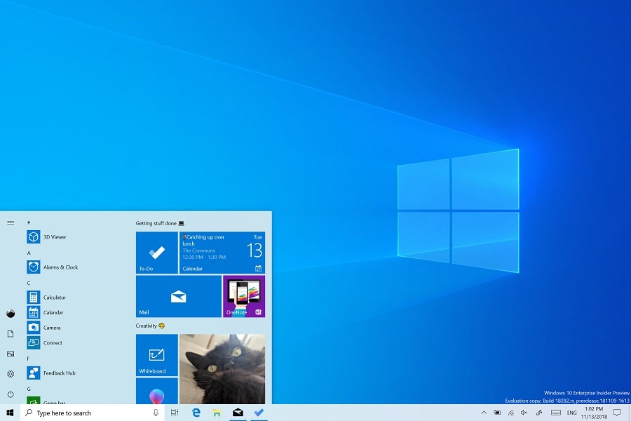 Windows 10 新的淺色主題