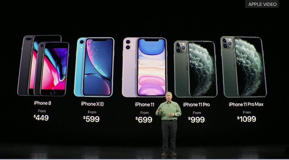 iPhone 11定價