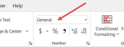 Klikk på Format-rullegardinmenyen