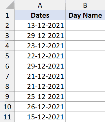 帶有日期和日期名稱列的數據