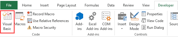 在 Excel 中突出顯示空白單元格 - Visual Basic