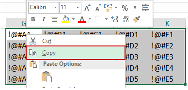 在 Excel 中轉置數據 - 複製替換的數據