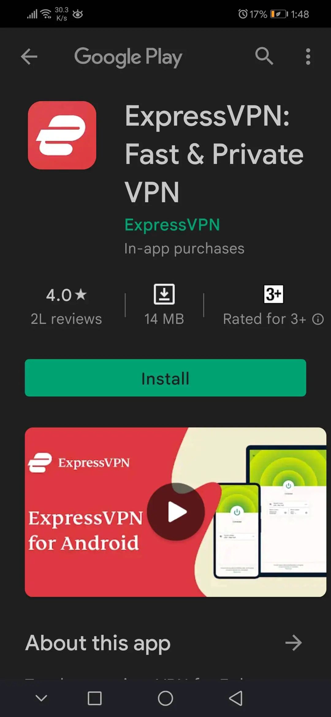 快速 VPN。 適用於 Android 的最佳 IP 地址隱藏器應用程序