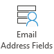 電子郵件地址字段按鈕